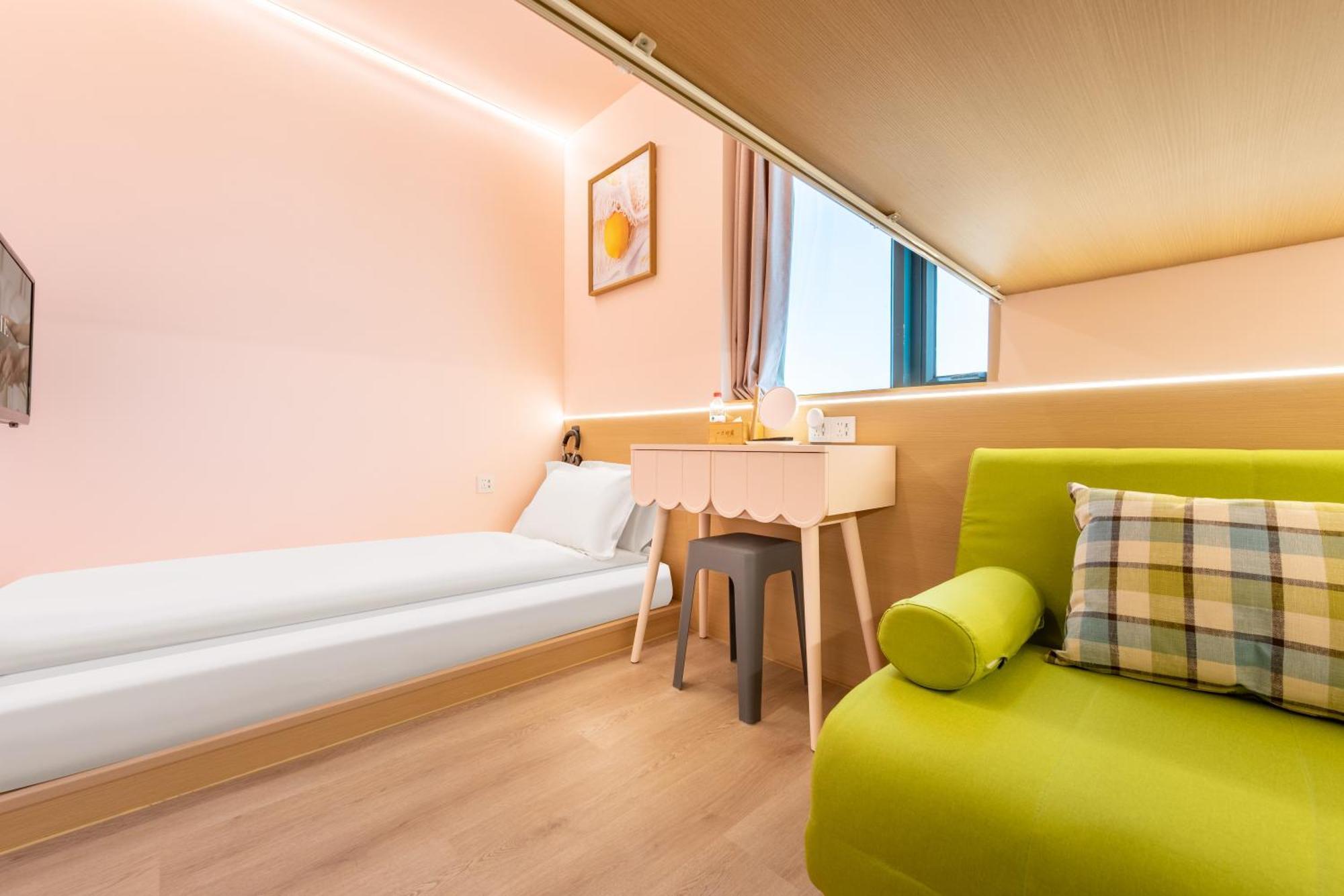 Lemon Hotel - Metro Line 1 Line 7 Changshu Road 200 Meters Xangai Exterior foto