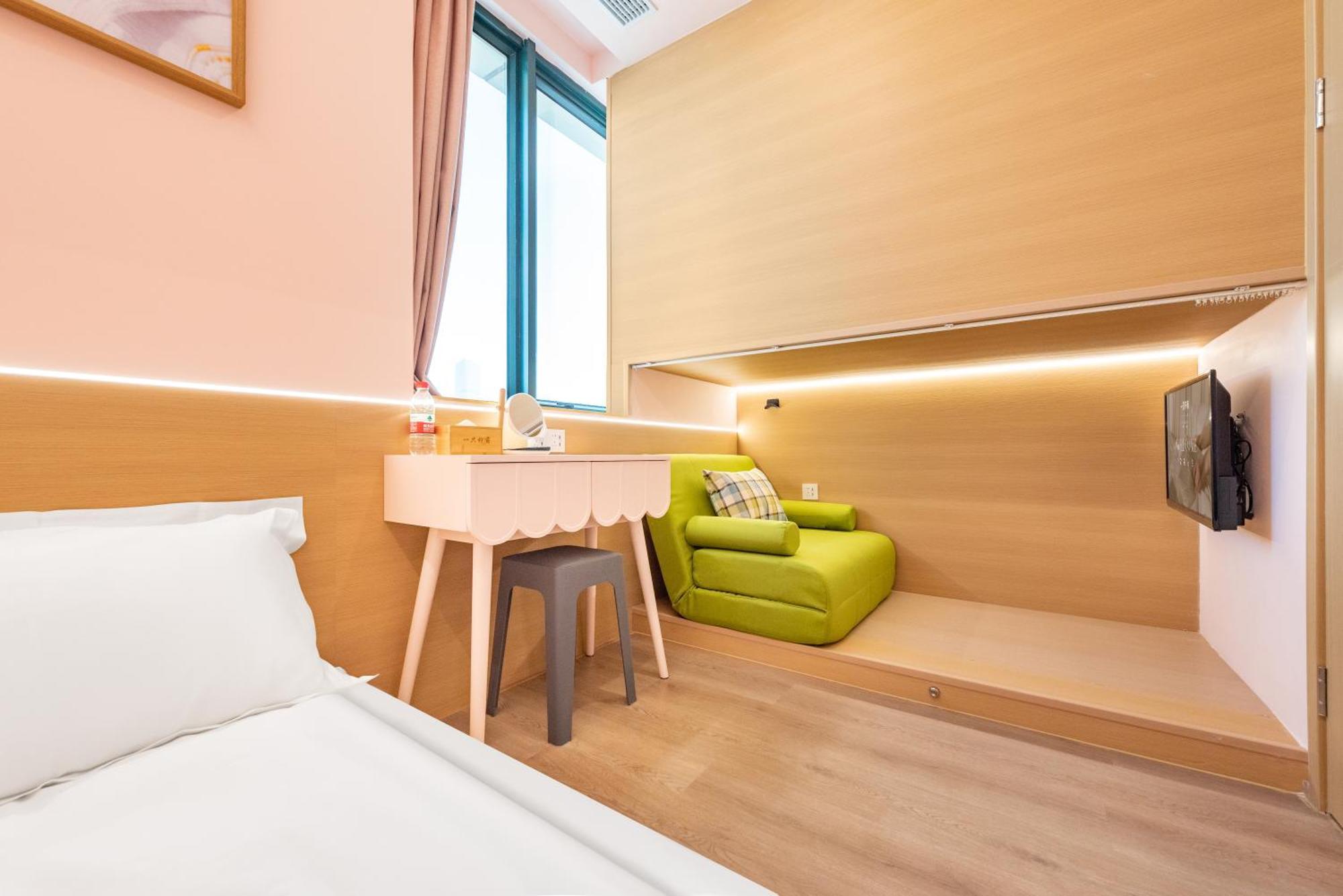 Lemon Hotel - Metro Line 1 Line 7 Changshu Road 200 Meters Xangai Exterior foto