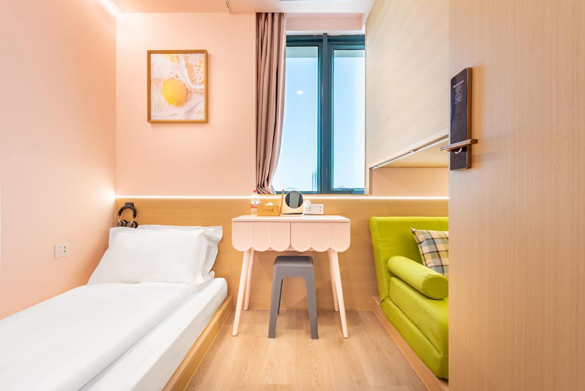 Lemon Hotel - Metro Line 1 Line 7 Changshu Road 200 Meters Xangai Exterior foto
